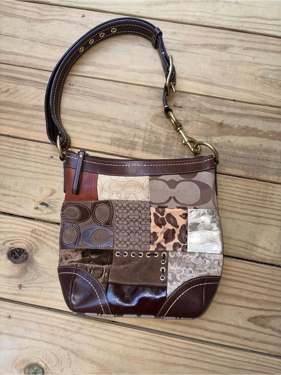 Coach Handbags - Coach Patchwork Brown Multi-Color Women’s Shoulder Bag